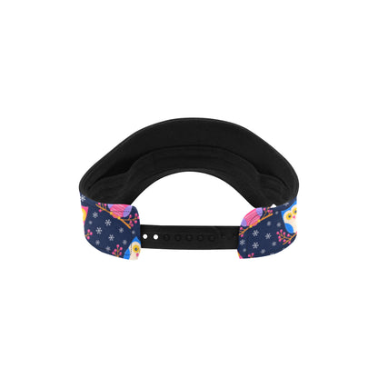 Owl Cute Themed Design Print Unisex Sun Visor