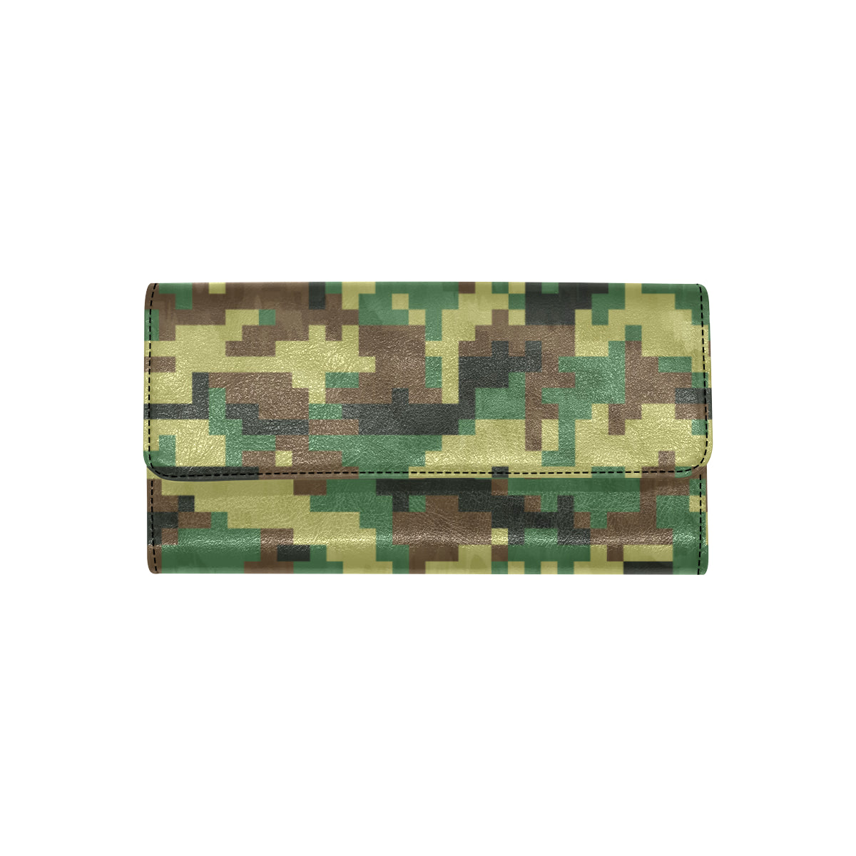 ACU Army Digital Pattern Print Design 02 Women's Trifold Wallet