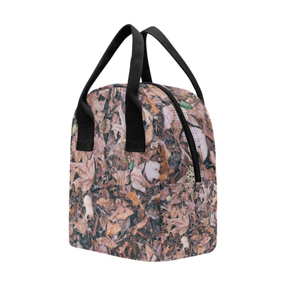 Camouflage Realistic Tree Leaf Print Insulated Lunch Bag