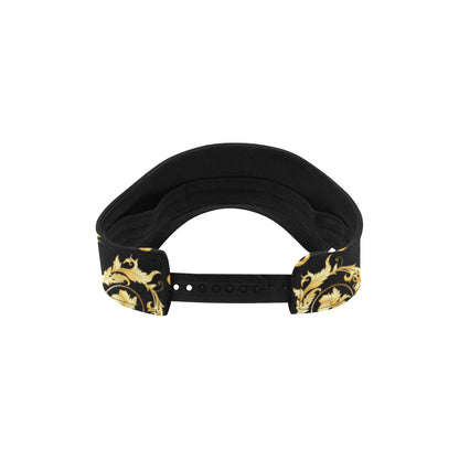 Baroque Golden Pattern Print Design 04 Unisex Sun Visor