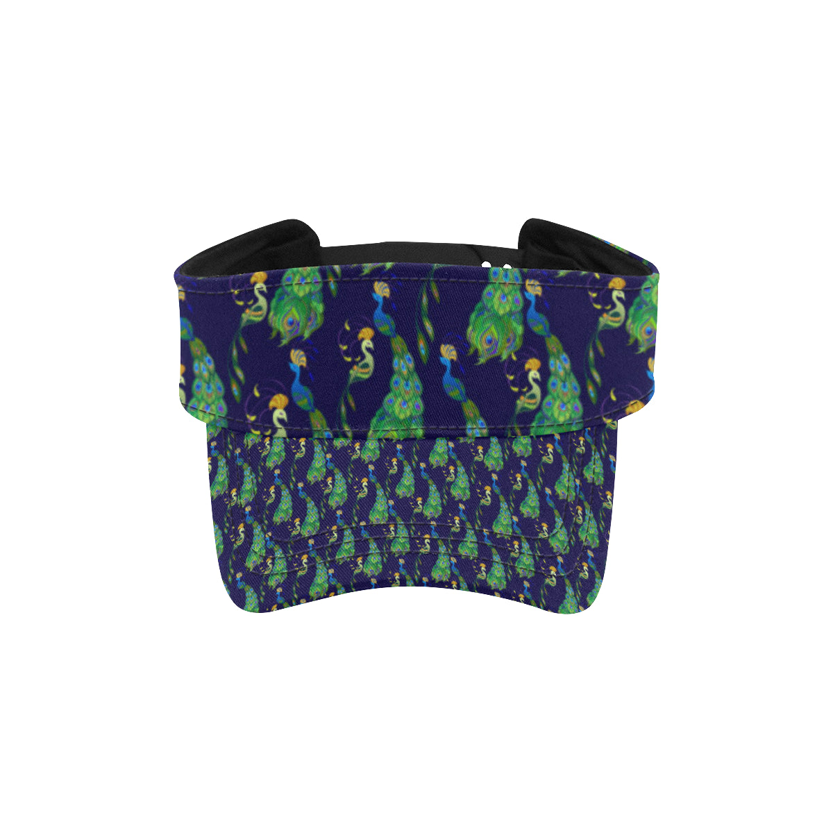 Peacock Art Design Print Unisex Sun Visor