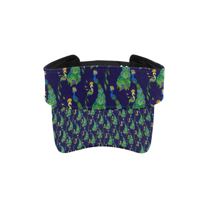 Peacock Art Design Print Unisex Sun Visor