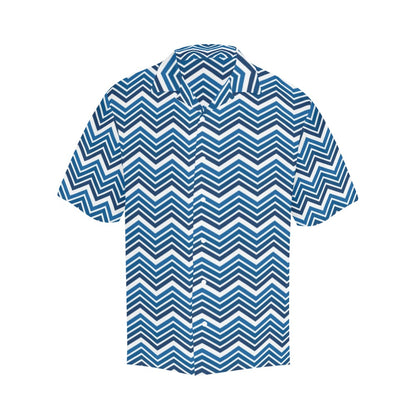 Chevron Print Design LKS403 Men's Men's Hawaiian Shirt