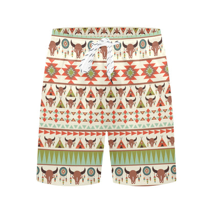 American indian Ethnic Pattern Men's Swim Trunks Beach Shorts