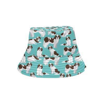 St Bernards Print Design LKS302 Unisex Bucket Hat