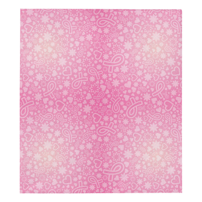 Breast cancer Pattern Print Design 02 Premium Quilt