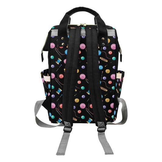 Sewing Print Design LKS309 Diaper Bag Backpack