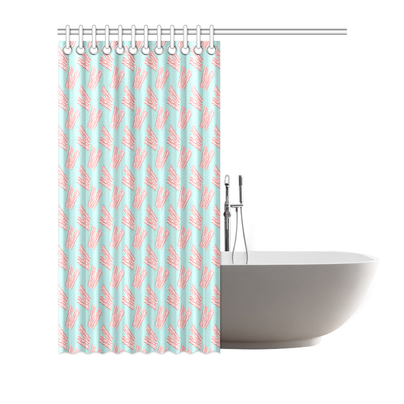 Bacon Pattern Print Design 04 Shower Curtain