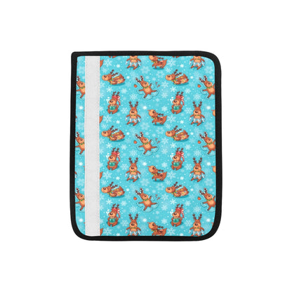 Reindeer Print Design LKS402 Car Seat Belt Cover