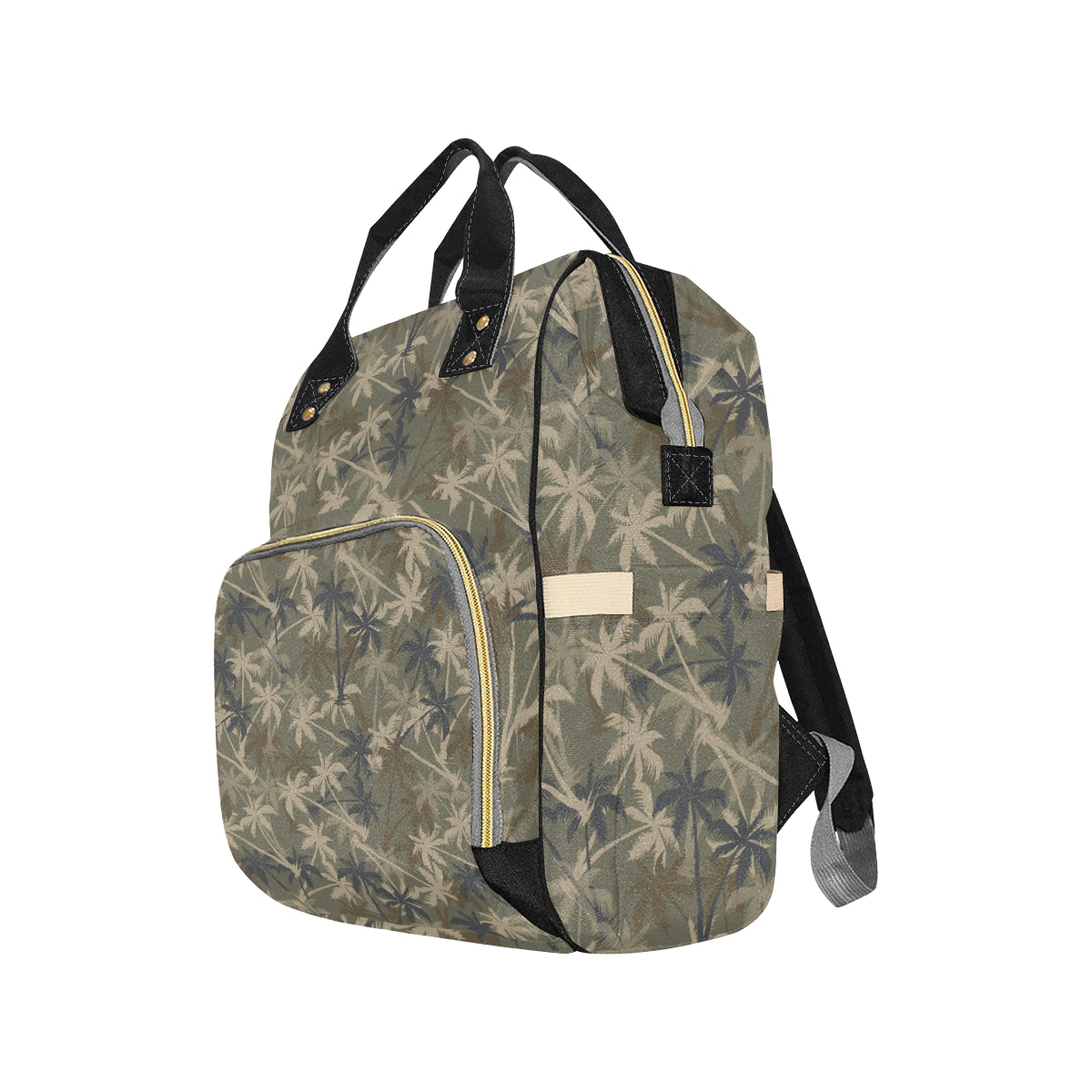 Palm Tree camouflage Diaper Bag Backpack