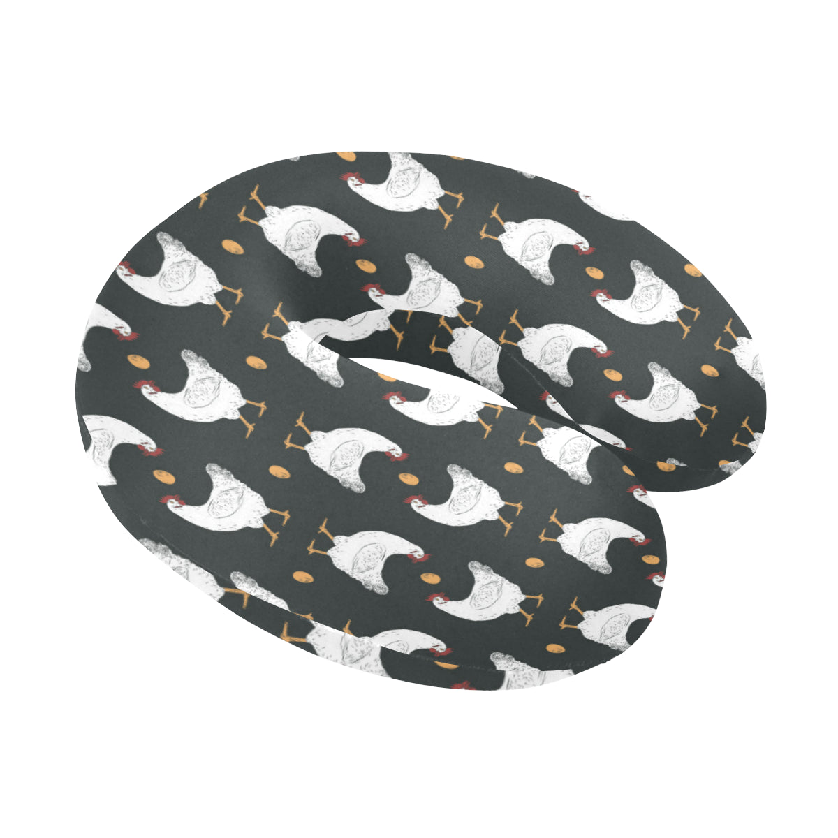 Chicken Pattern Print Design 06 U-Shaped Travel Neck Pillow
