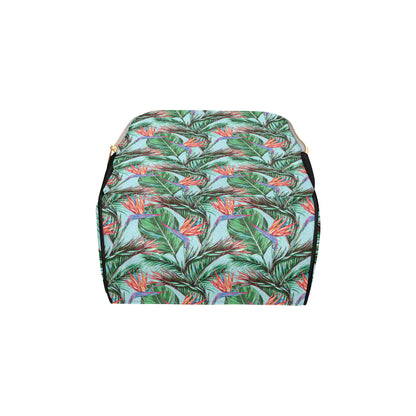 Bird Of Paradise Pattern Print Design BOP01 Diaper Bag Backpack