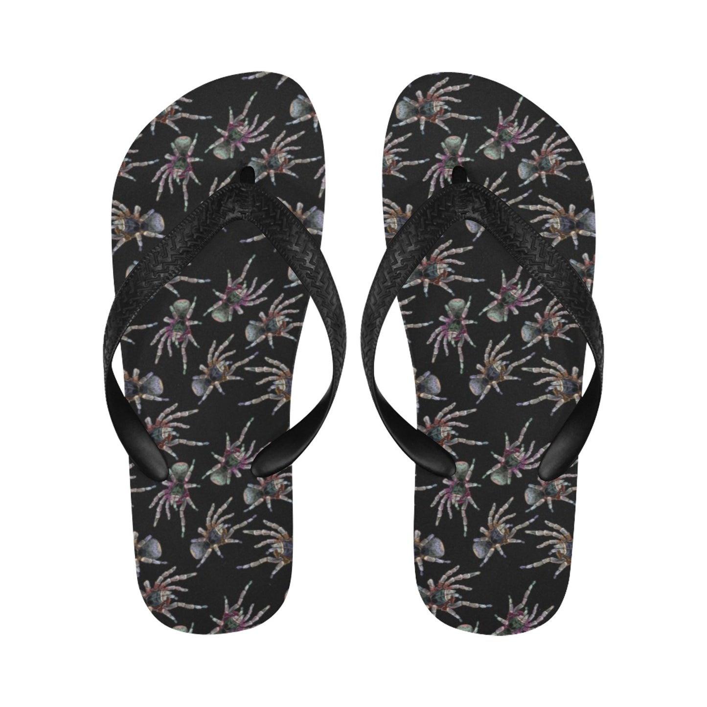 Tarantula Print Design LKS402 Flip Flops