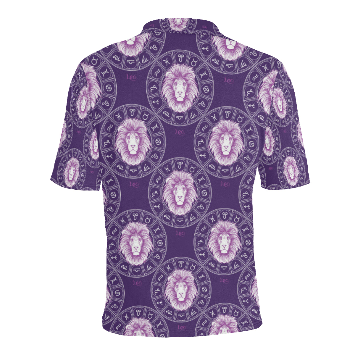 Leo Pattern Print Design 04 Men Polo Shirt