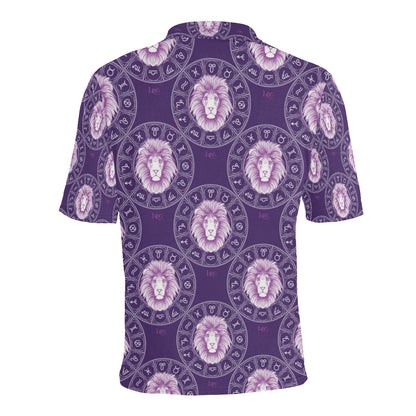 Leo Pattern Print Design 04 Men Polo Shirt