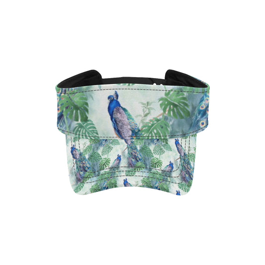 Peacock Pattern Print Design A02 Unisex Sun Visor