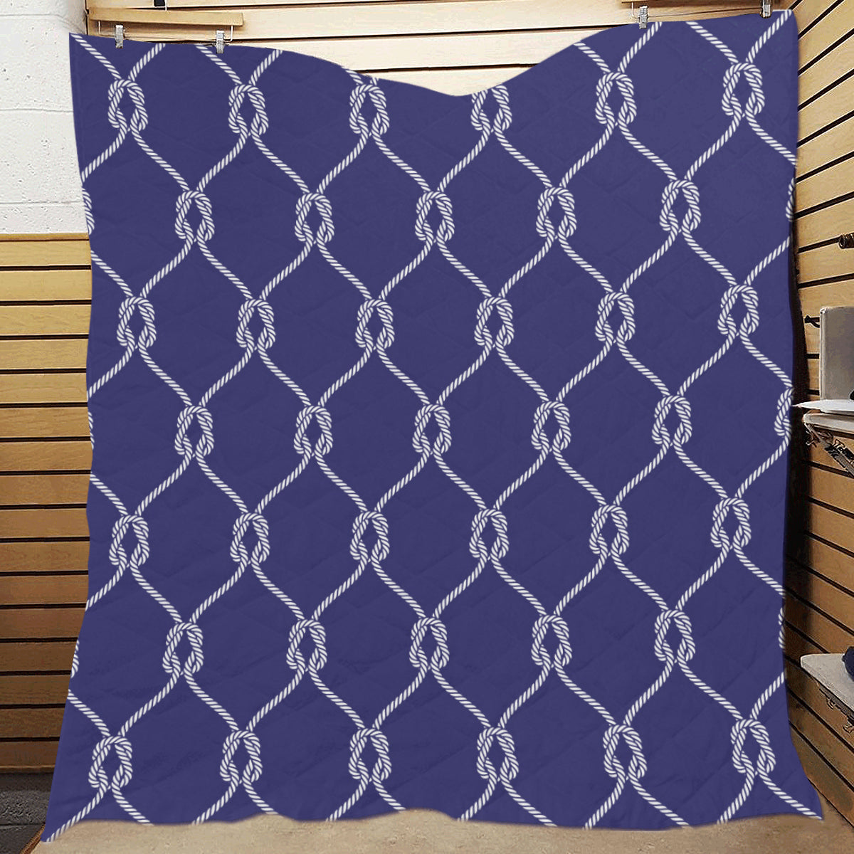 Rope Pattern Print Design A03 Premium Quilt