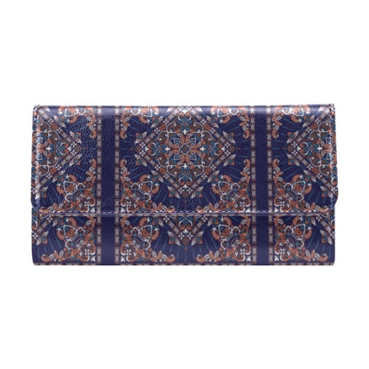 Bandana Print Design LKS3012 Women's Trifold Wallet