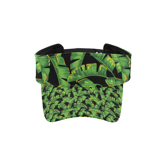 Banana Leaf Pattern Print Design 03 Unisex Sun Visor