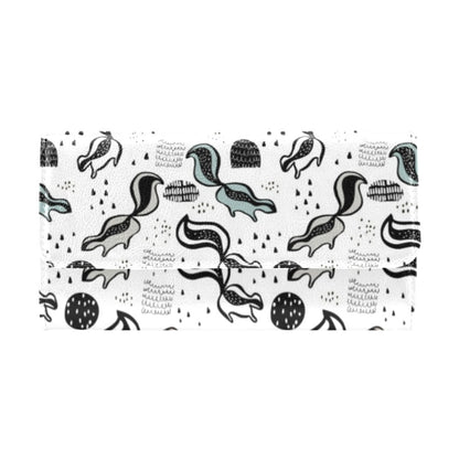 Skunk Print Design LKS303 Women's Trifold Wallet