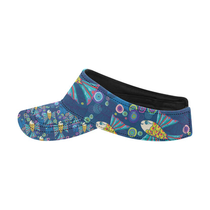 Flying Fish Pattern Print Design 01 Unisex Sun Visor