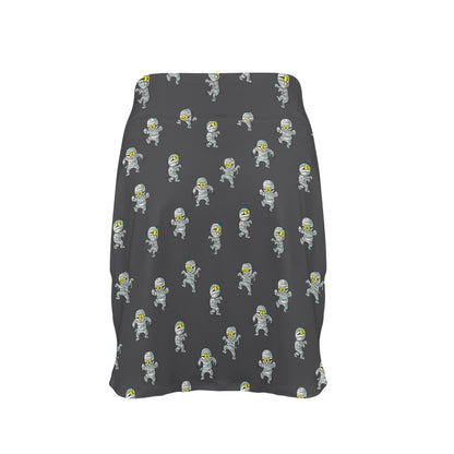 Mummy Print Design LKS305 17" Golf & Pickleball Skort with Pockets