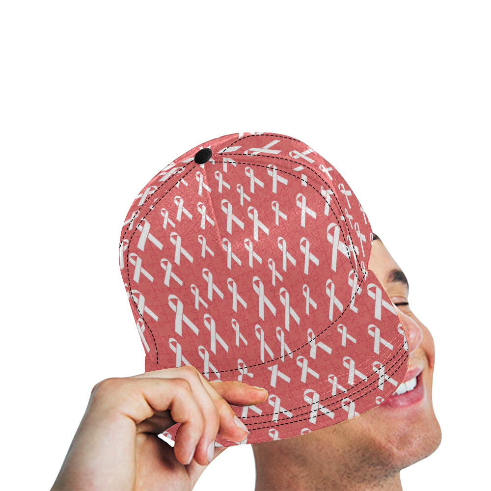 Autism Awareness Ribbon Design Print Snapback Cap