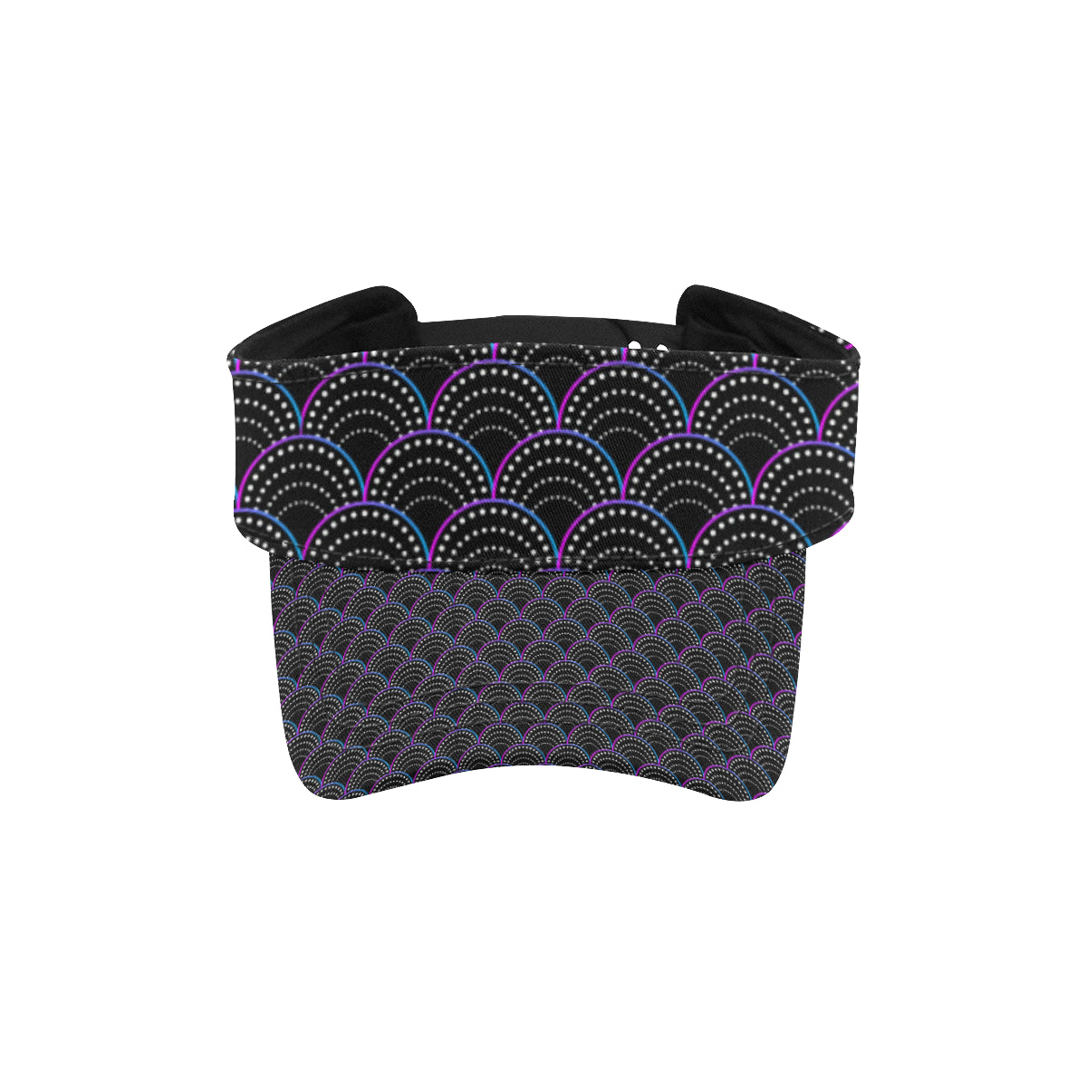 Mermaid Pattern Print Design 09 Unisex Sun Visor