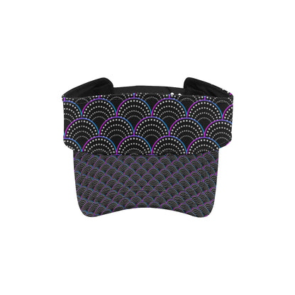 Mermaid Pattern Print Design 09 Unisex Sun Visor