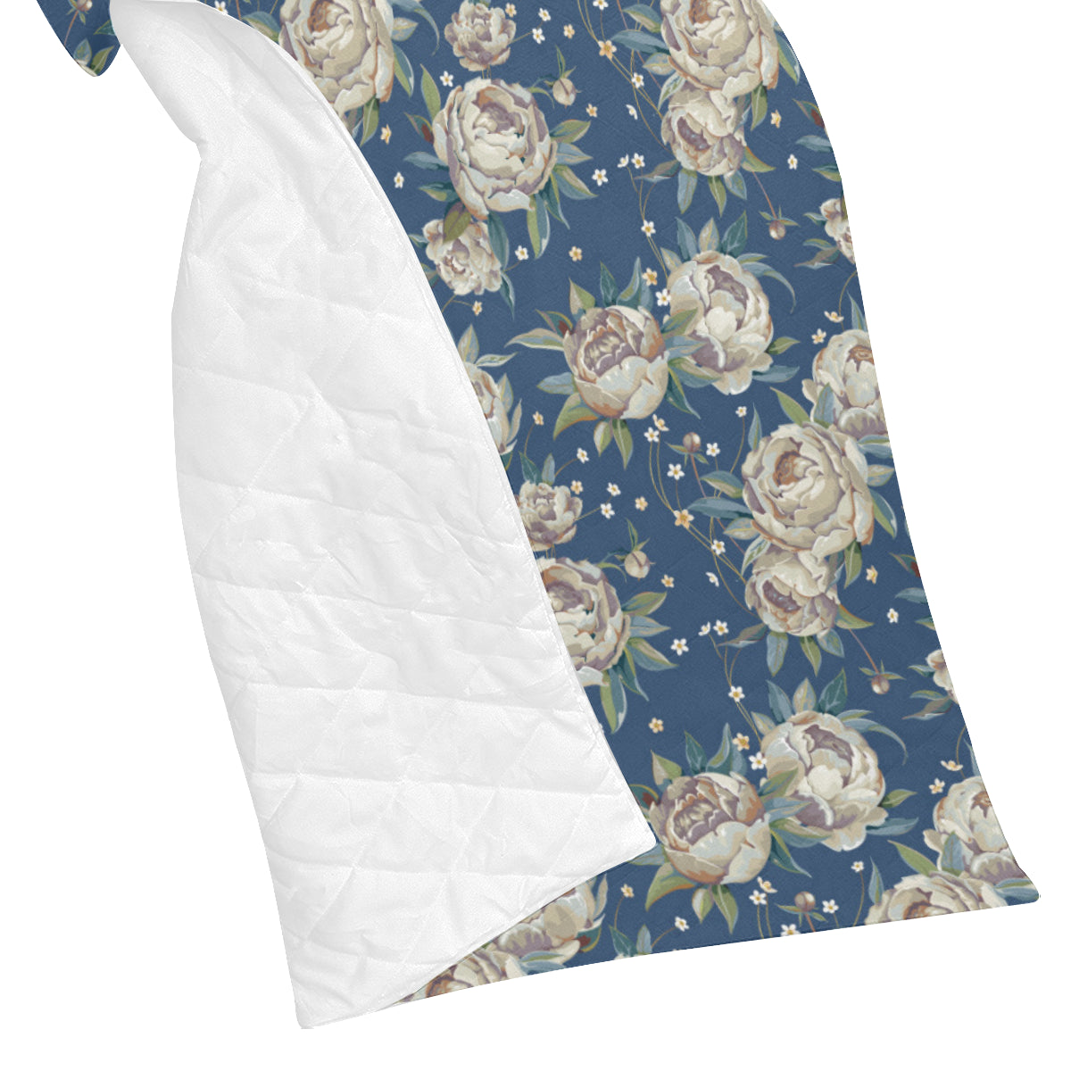 Peony Pattern Print Design A03 Premium Quilt