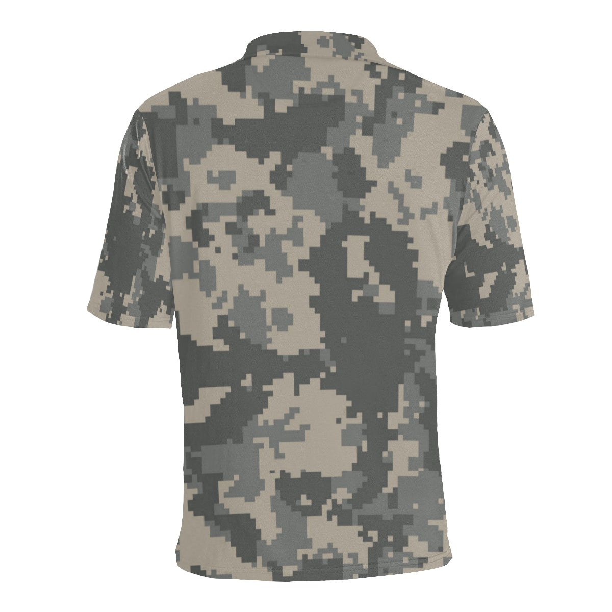 ACU Digital Camouflage Men Polo Shirt