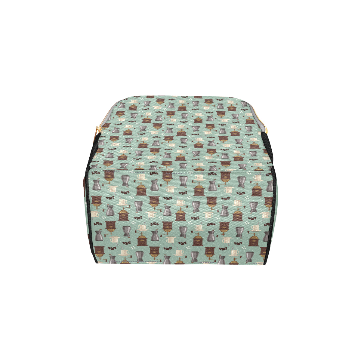 Coffee Pattern Print Design 04 Diaper Bag Backpack