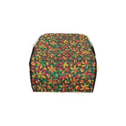 Rastafarian Pattern Print Design A03 Diaper Bag Backpack