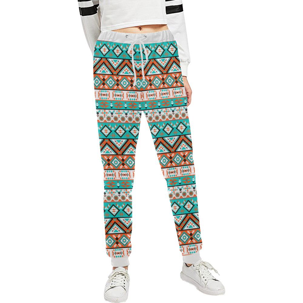 Navajo Style Print Pattern Unisex Sweatpants