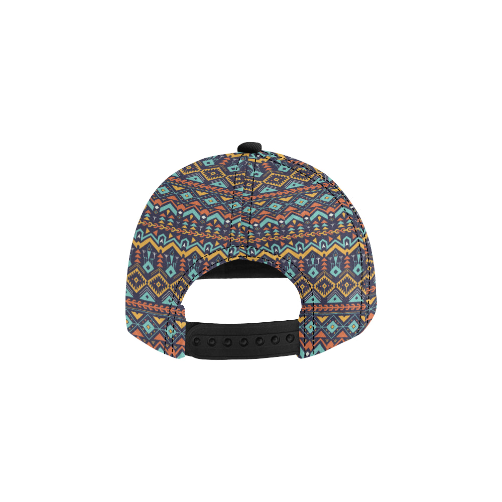 Aztec Style Print Pattern Snapback Cap