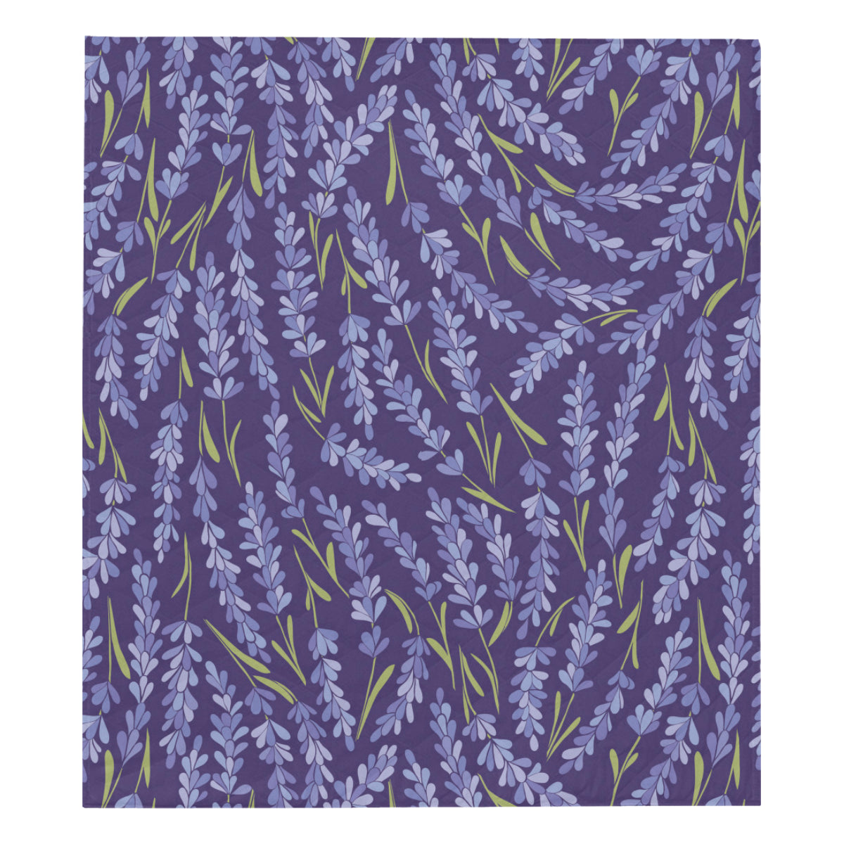 Lavender Pattern Print Design 03 Premium Quilt