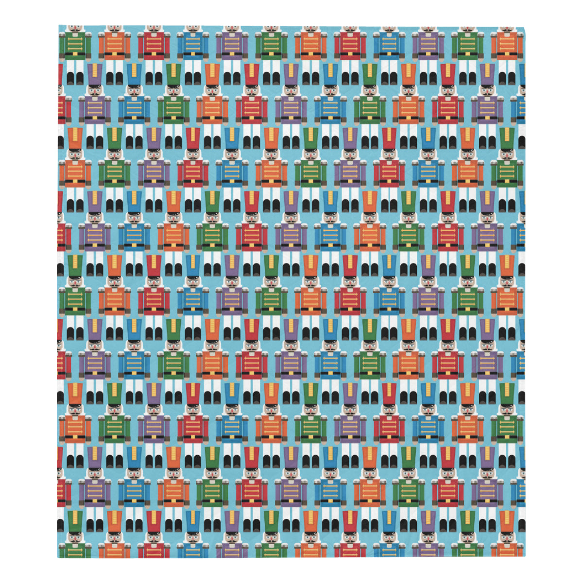 Nutcracker Pattern Print Design A02 Premium Quilt