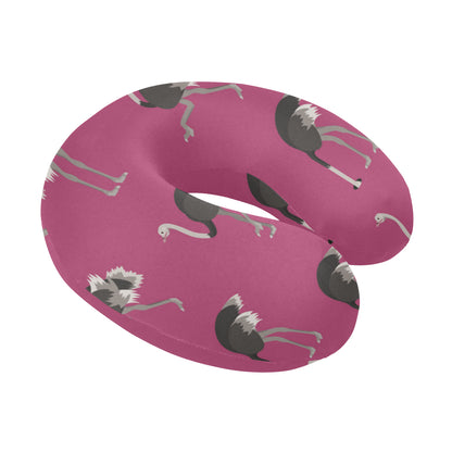 Emu Pattern Print Design 02 U-Shaped Travel Neck Pillow
