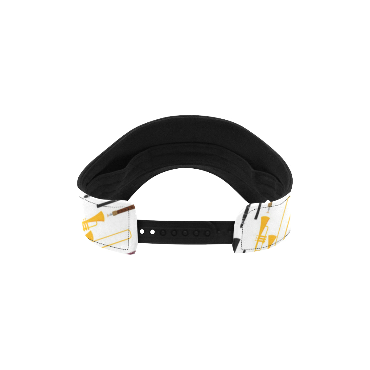 Clarinet Pattern Print Design 01 Unisex Sun Visor