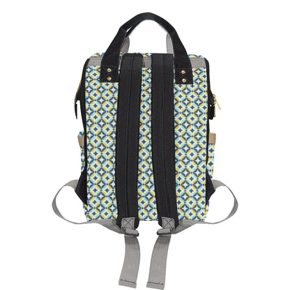 Swedish Design Pattern Diaper Bag Backpack