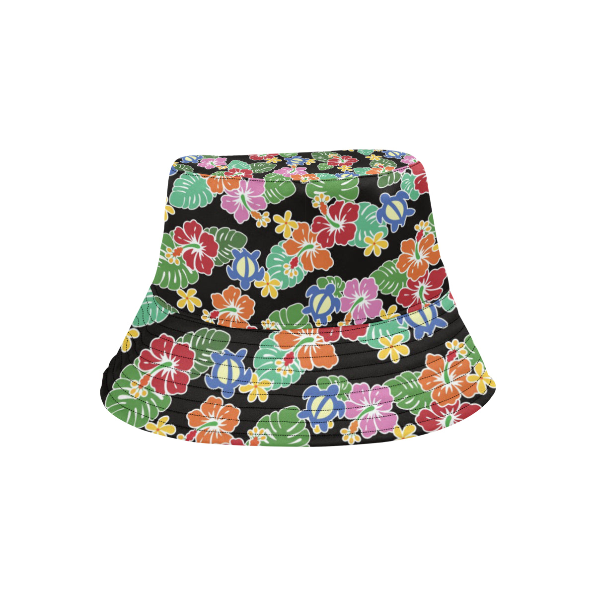 Hawaiian Themed Pattern Print Design H010 Unisex Bucket Hat
