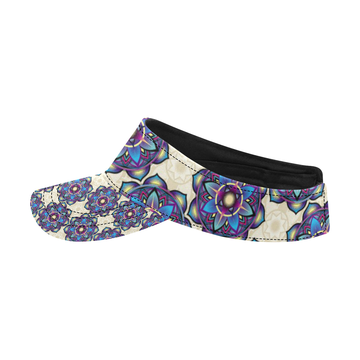 lotus Boho Pattern Print Design LO08 Unisex Sun Visor
