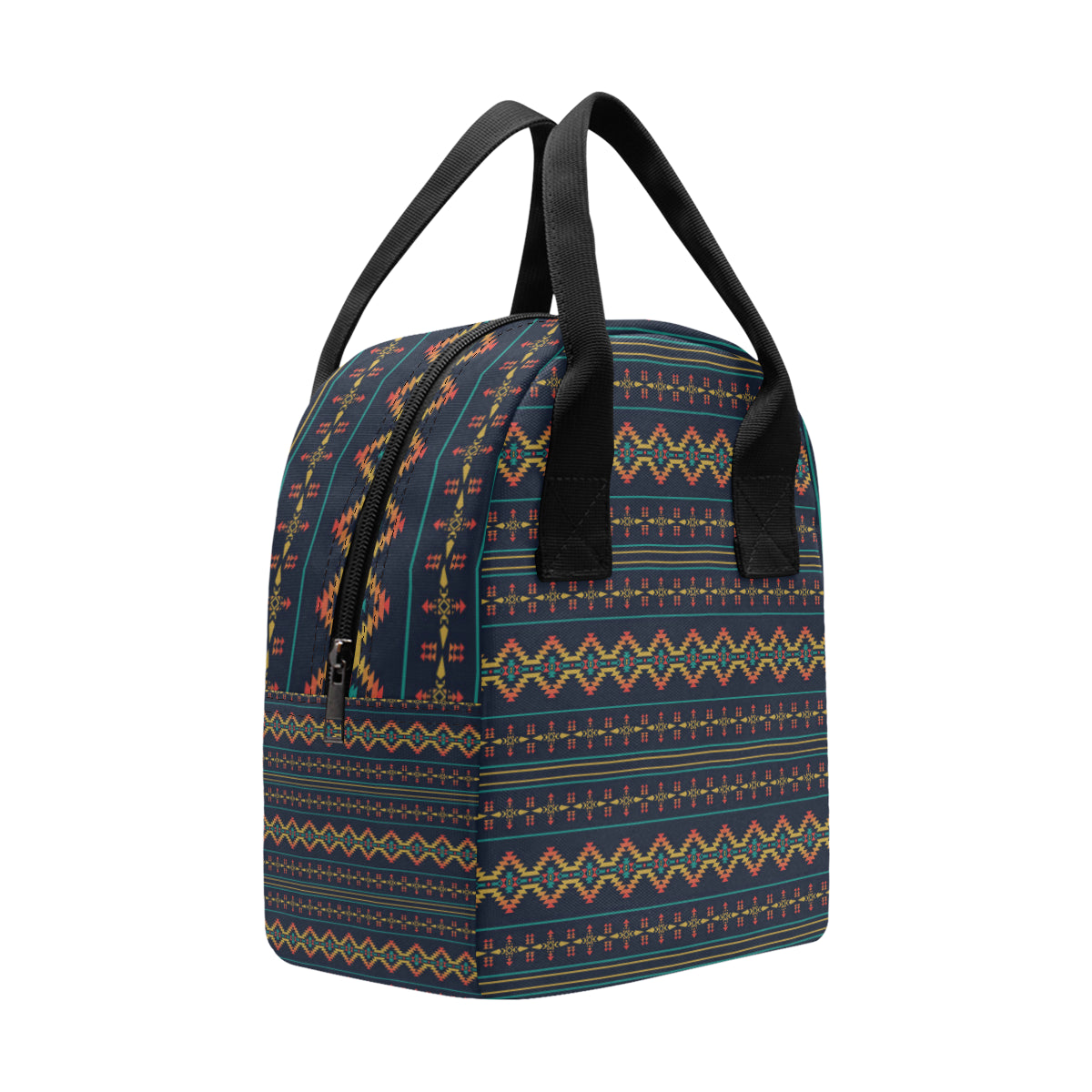 Southwest American Design Themed Print Insulated Lunch Bag