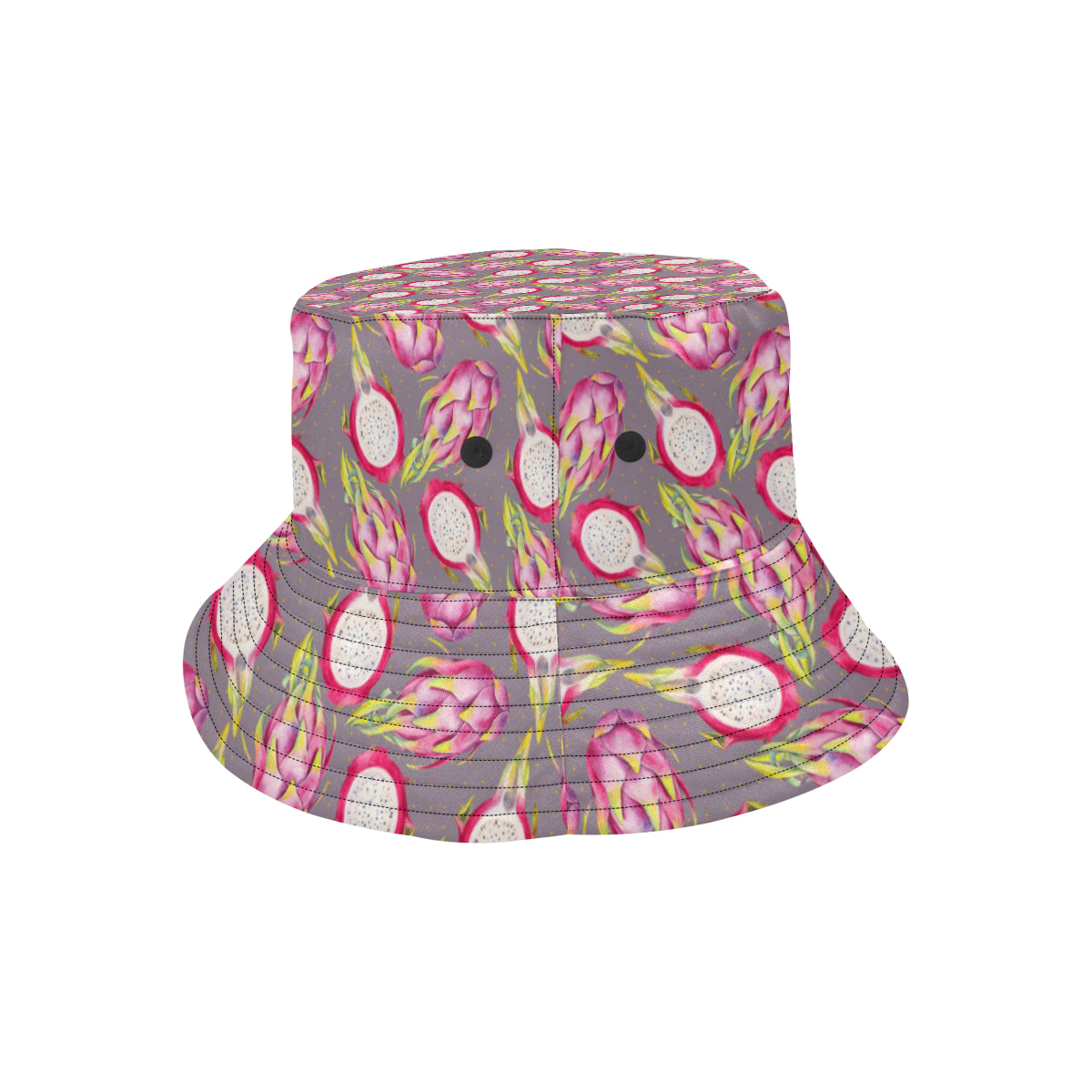 Dragonfruit Pattern Print Design DF03 Unisex Bucket Hat