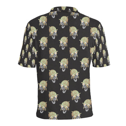 Mummy Print Design LKS304 Men Polo Shirt