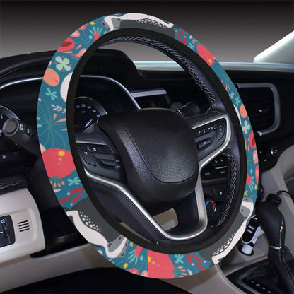 Skunk Print Design LKS302 Steering Wheel Cover with Elastic Edge