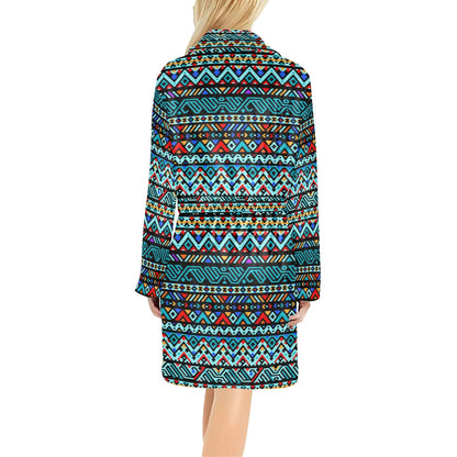 Southwestern Style Women's Fleece Robe