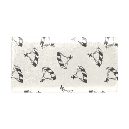Skydiver Print Design LKS301 Women's Trifold Wallet