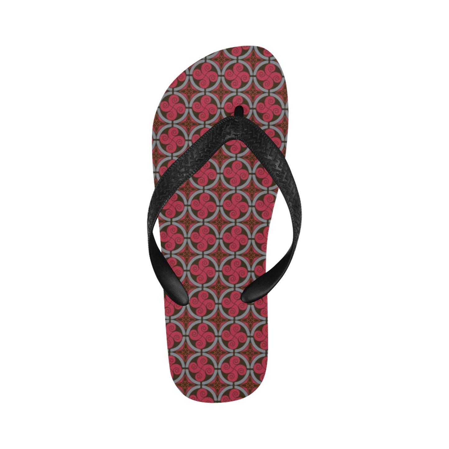 Vikings Print Design LKS301 Flip Flops
