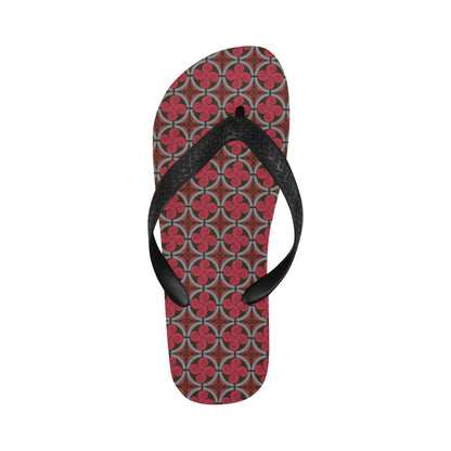 Vikings Print Design LKS301 Flip Flops